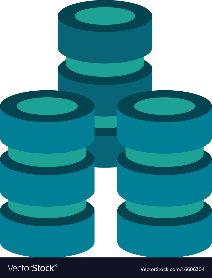 Databases web hosting icon image