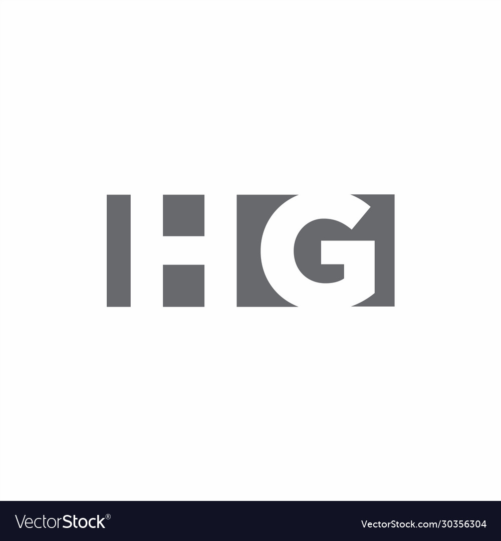 Elegant Monogram Logo - GH Initial