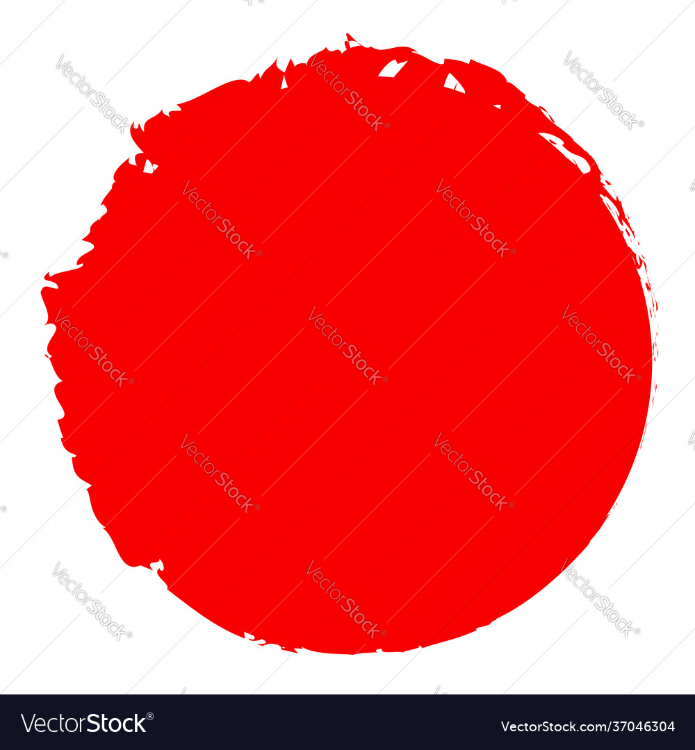 Grungy circle blob blotch vector image Grungy circle blob blotch