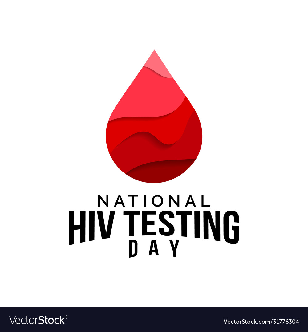 Hiv testing day Vector Image Hiv testing day