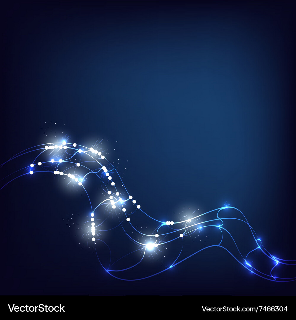 Illuminated abstract digital wave Royalty Free Vector Image