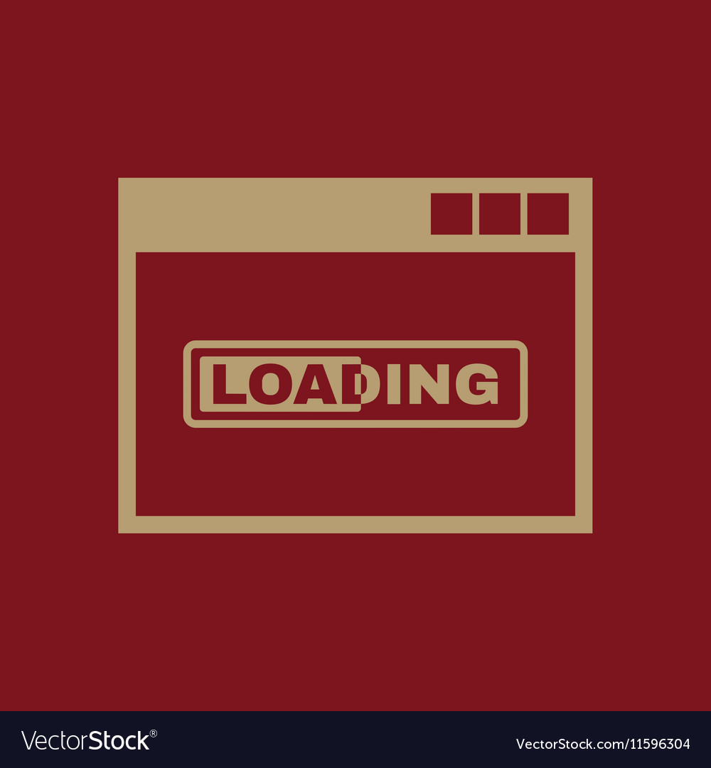 Loading icon design symbol web