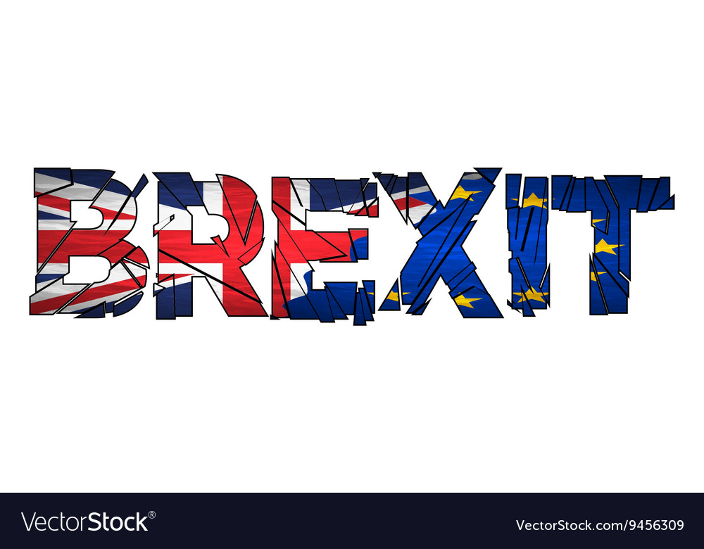 Brexit text isolated cracks