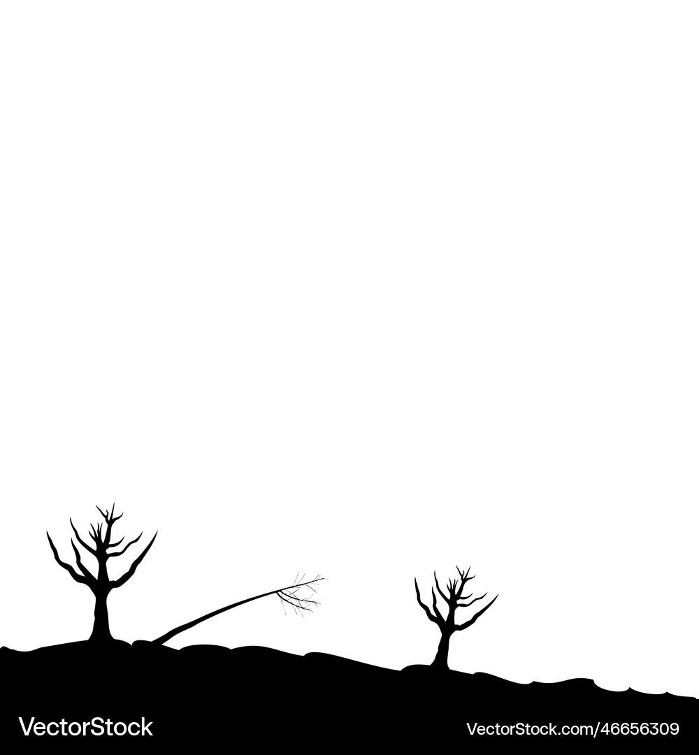 Forest landscape Royalty Free Vector Image - VectorStock