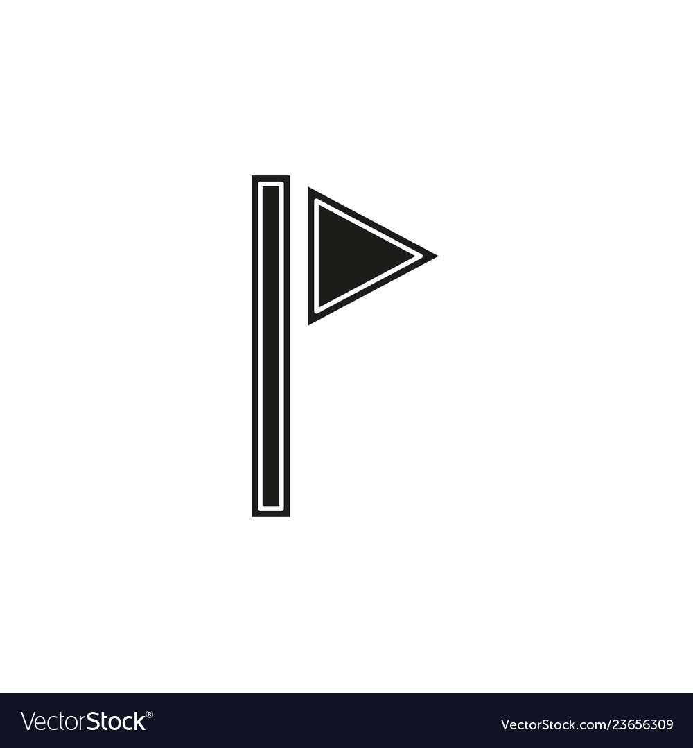 Map pointer pin icon - arrow compass