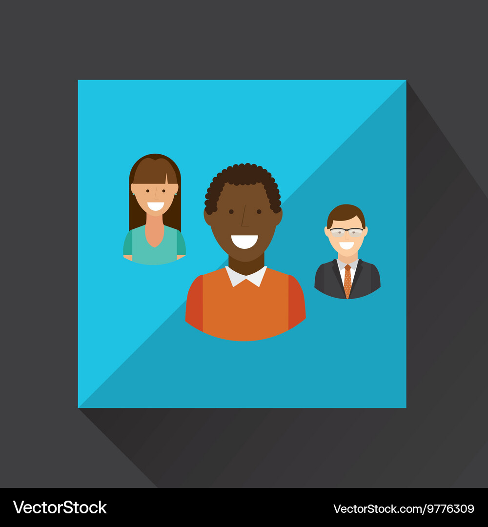 Networking and team Royalty Free Vector Image - VectorStock