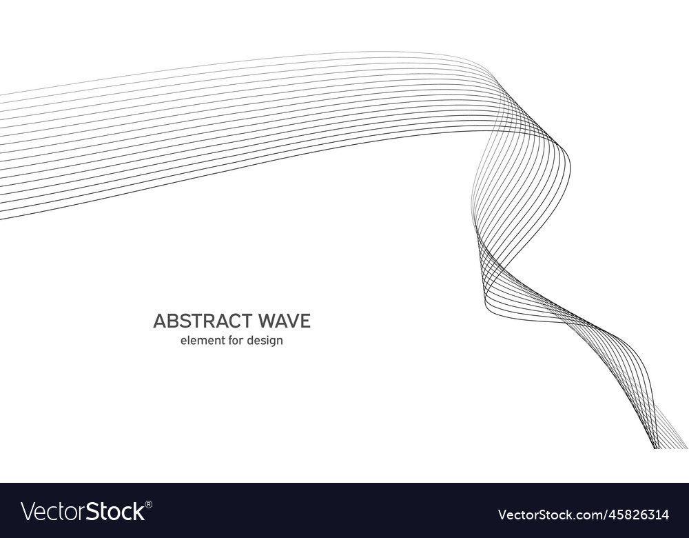 Abstract wave element for design digital vector image Abstract wave element for design digital