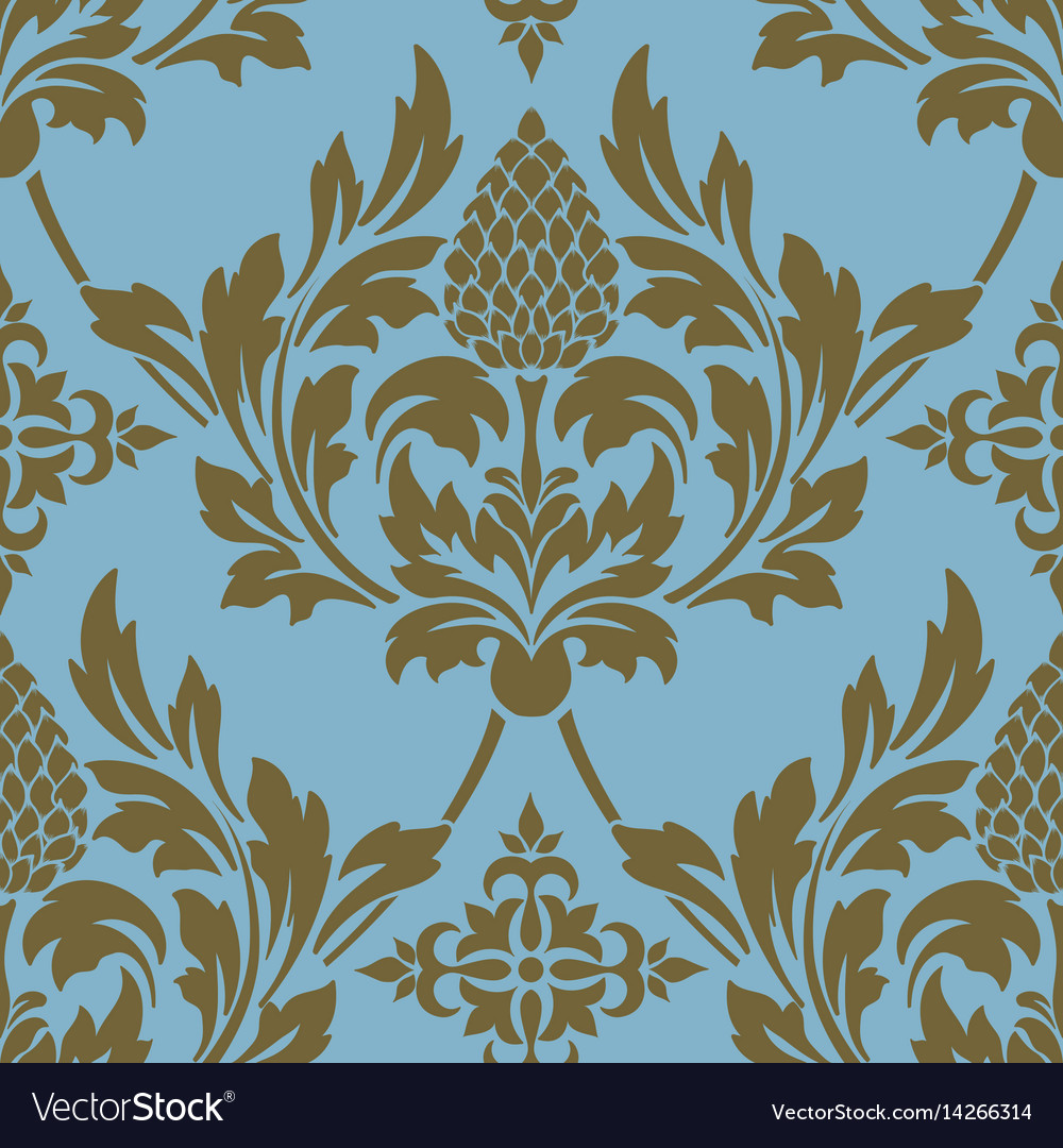 Damask seamless pattern element classical luxury