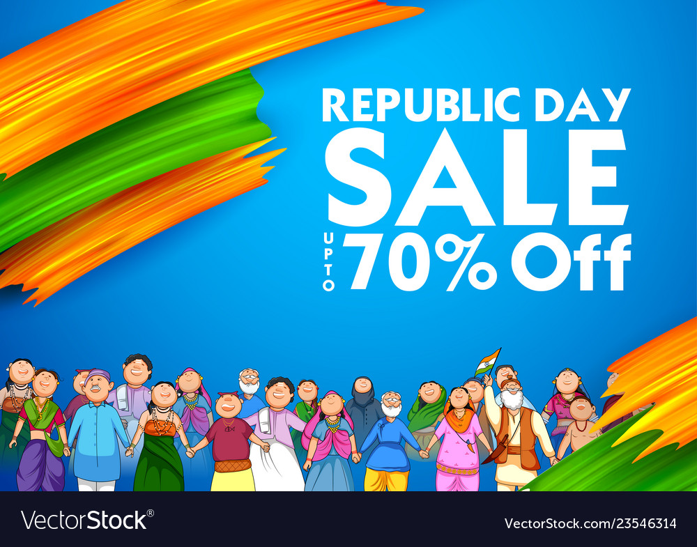 People of different religion showing unity vector image People of different religion showing unity