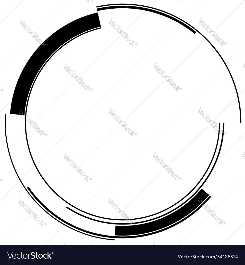 Sci-fi concentric geometric ring circle ui gui Vector Image Sci-fi concentric geometric ring circle ui gui