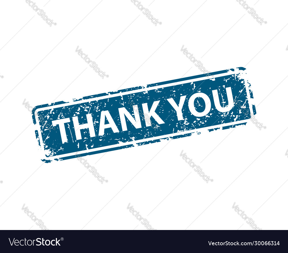 Thank you stamp texture rubber cliche imprint web