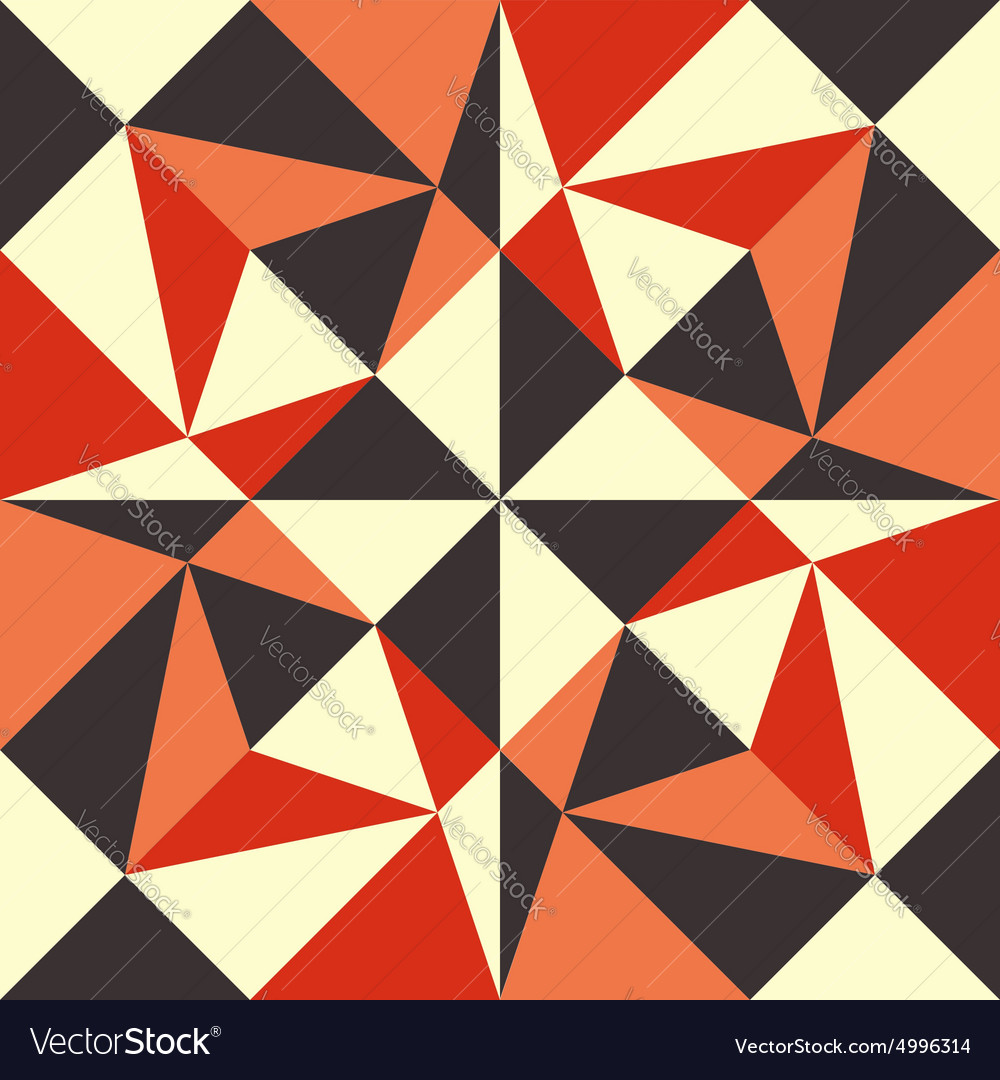 Triangle Mosaic Geometric Pattern