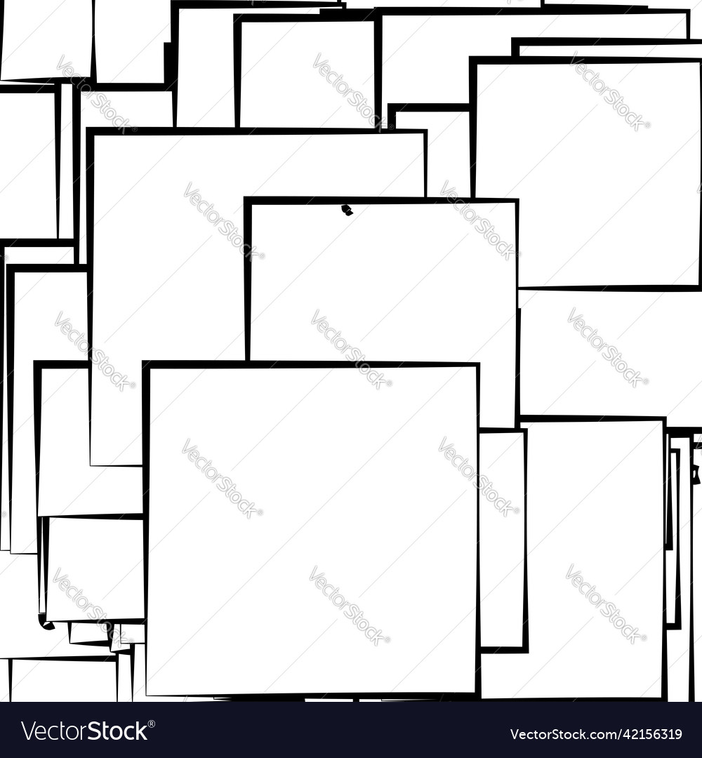 Abstract overlapping squares pattern vector image Abstract overlapping squares pattern