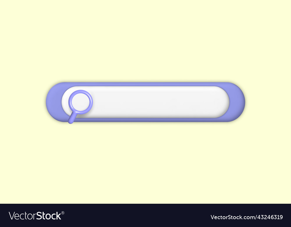 Address and navigation bar design element vector image Address and navigation bar design element