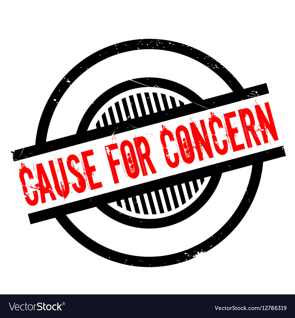 cause-for-concern-rubber-stamp-royalty-free-vector-image