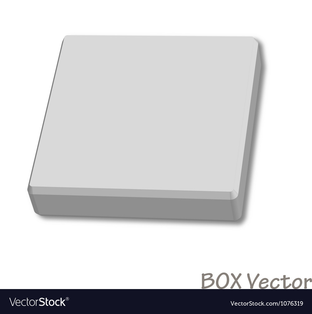 Empty paper box