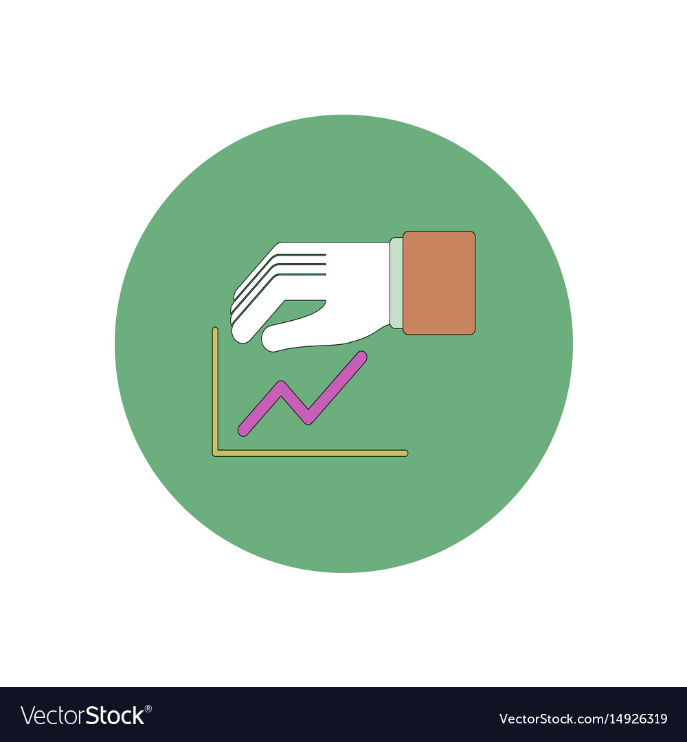 In flat design of progress