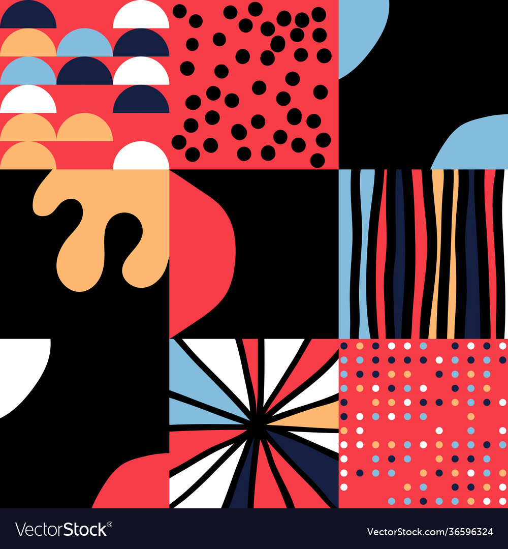 Abstract hand-drawn pattern design Vector Image Abstract hand-drawn pattern design