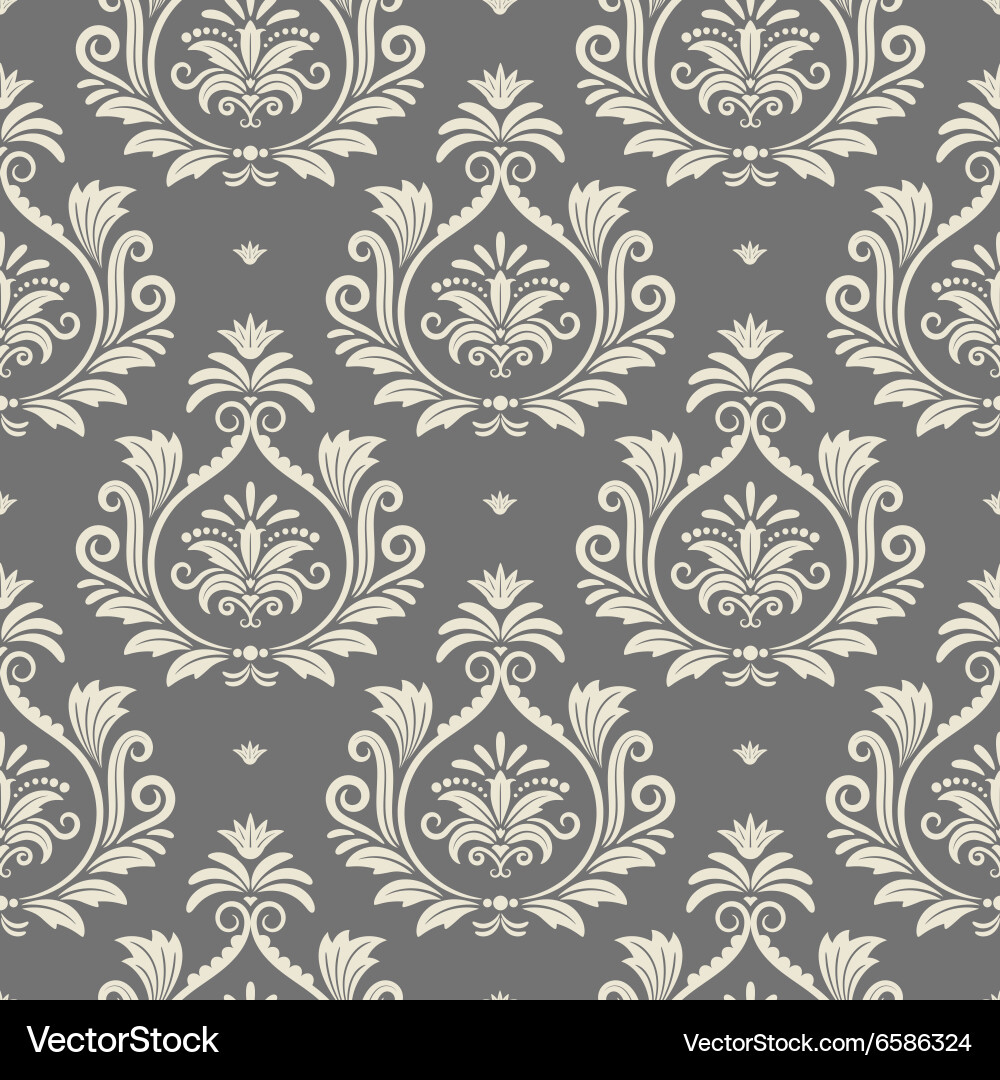 Baroque seamless background Royalty Free Vector Image