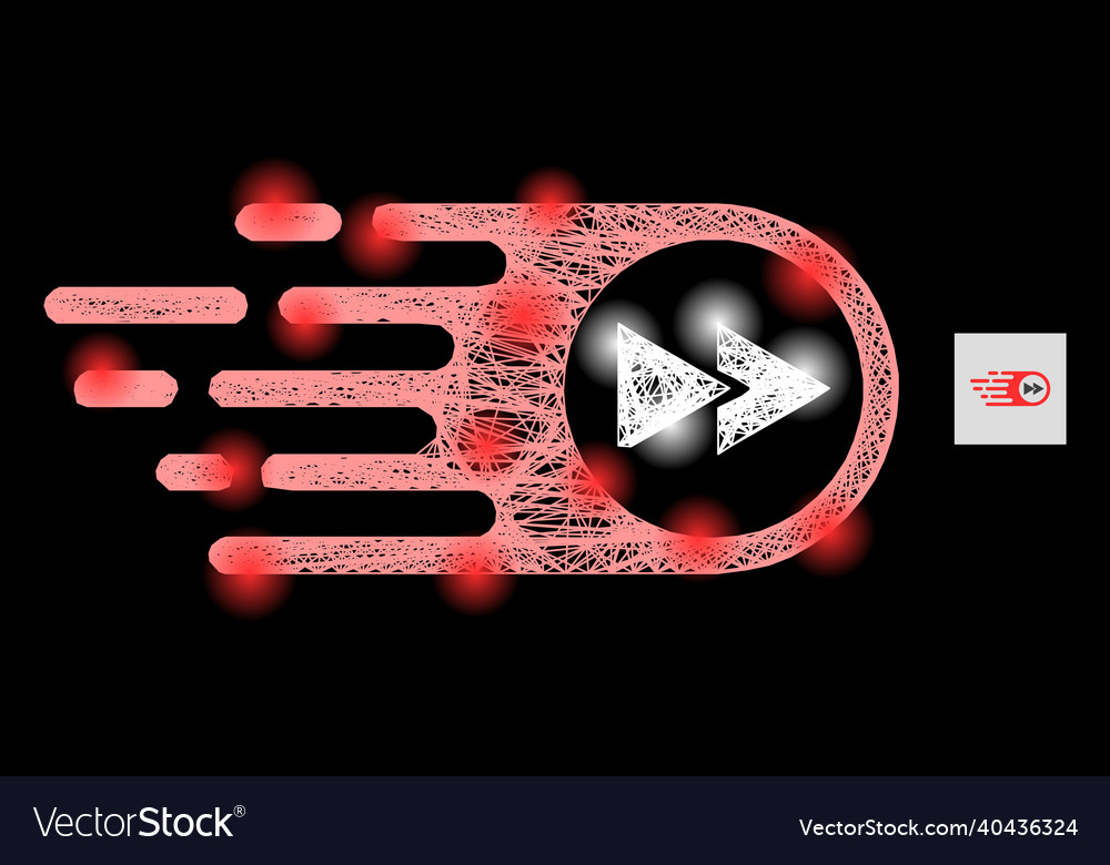 Glossy irregular mesh play forward with light Vector Image Glossy irregular mesh play forward with light