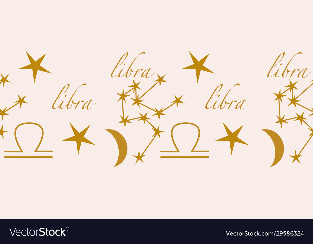 Horizontal border with libr elements vector image Horizontal border with libr elements