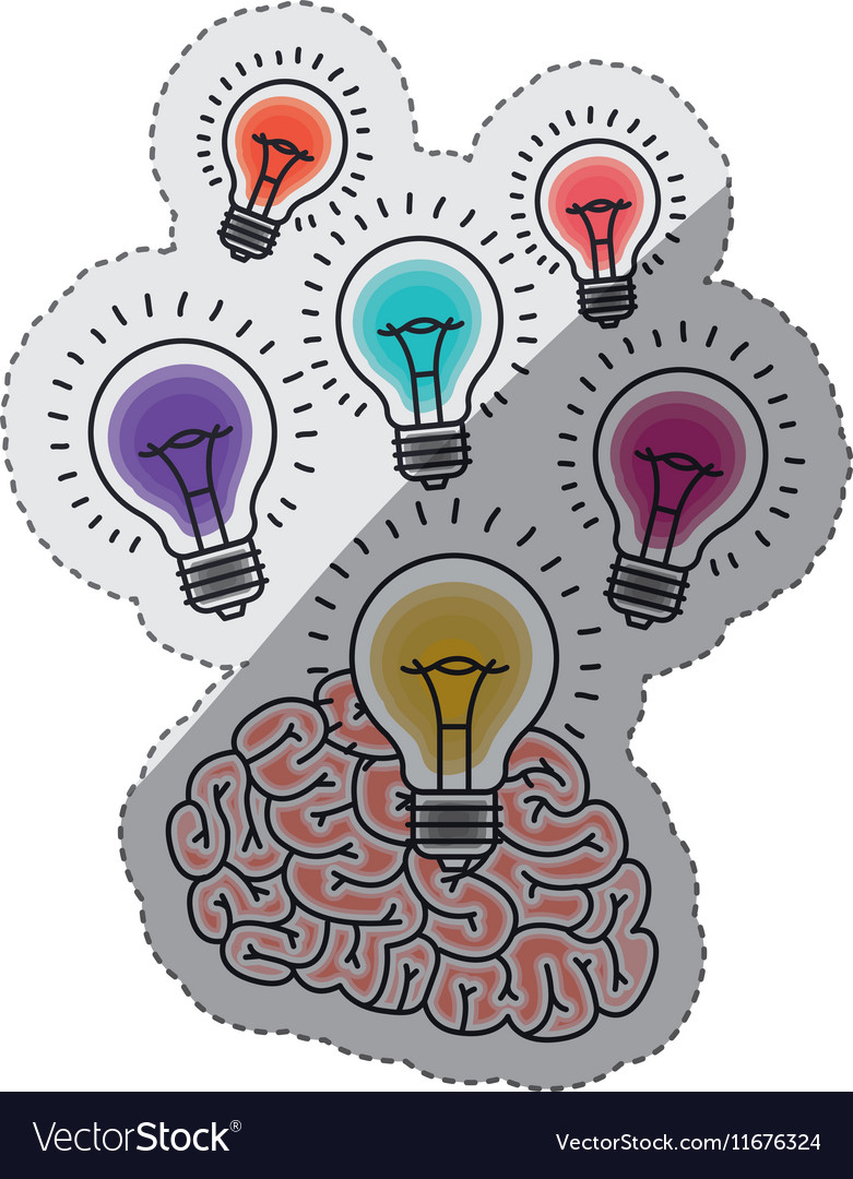 Isolated big idea draw design