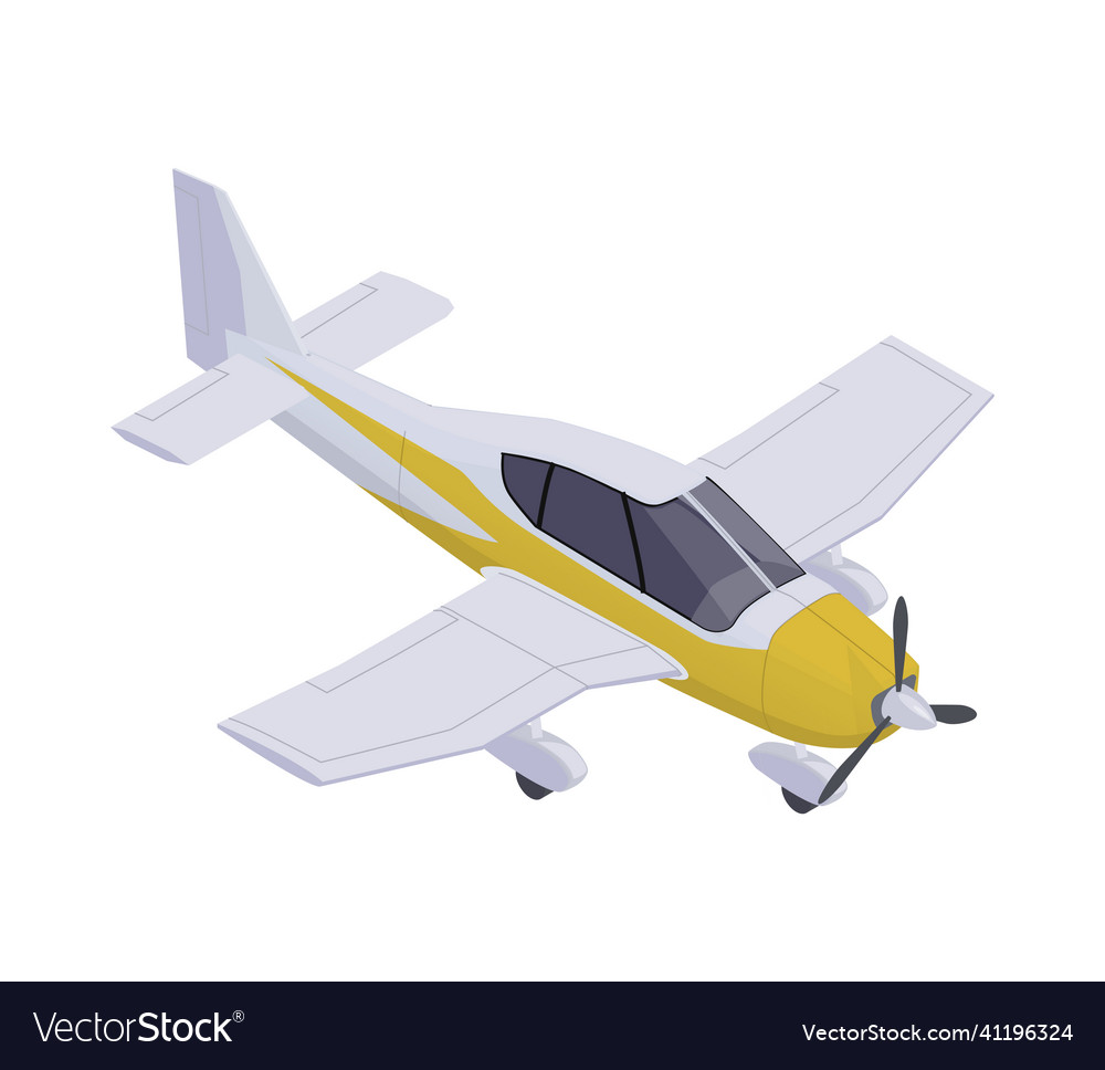 Isometric airplane