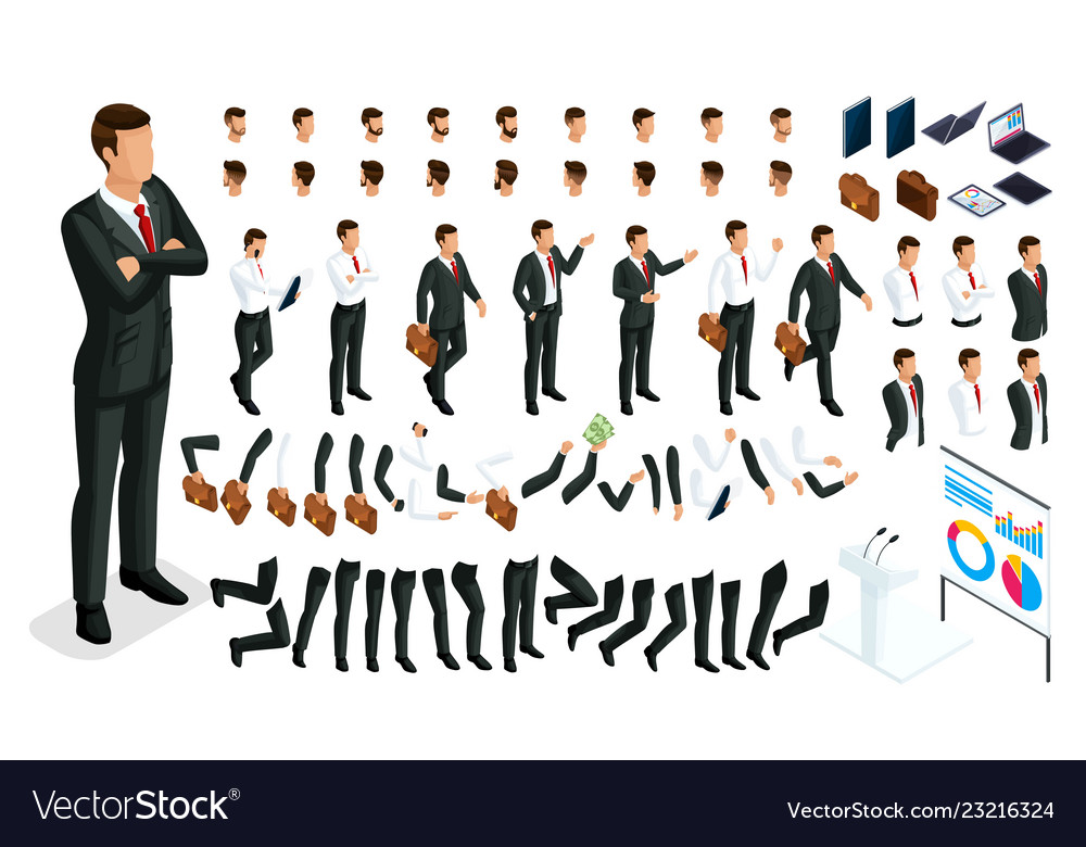 Isometric Character Gesture Set