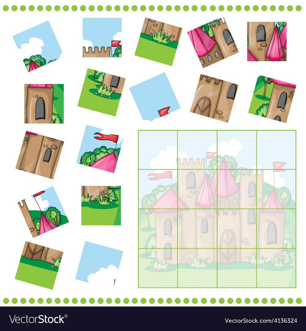 Jigsaw puzzle game for children