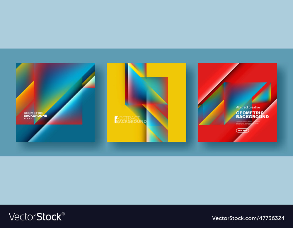Set of abstract backgrounds - overlapping