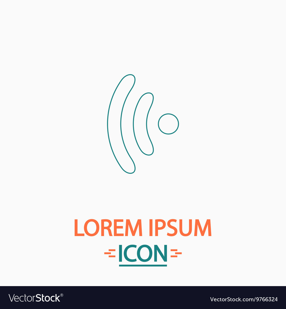 Wireless computer symbol