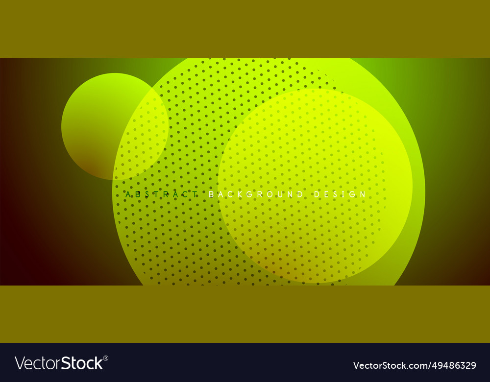 Abstract tech circles background