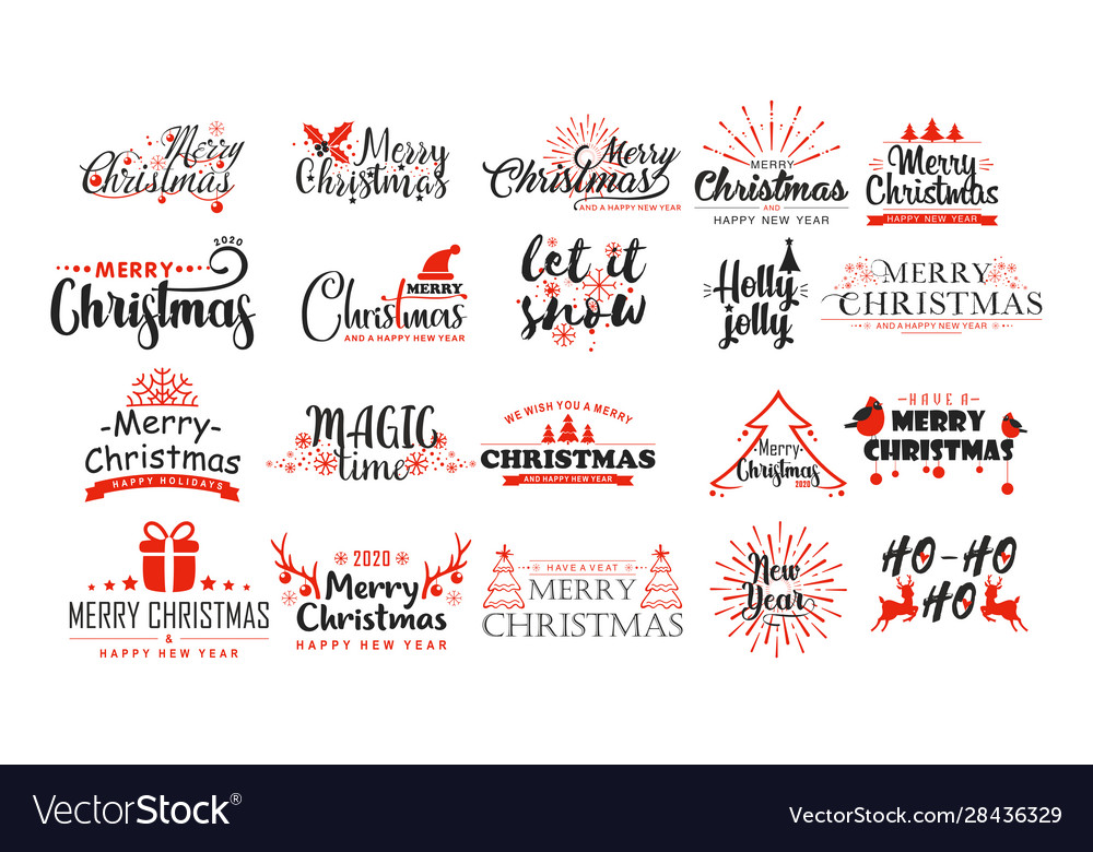 Christmas Wishes Stickers - Festive Xmas