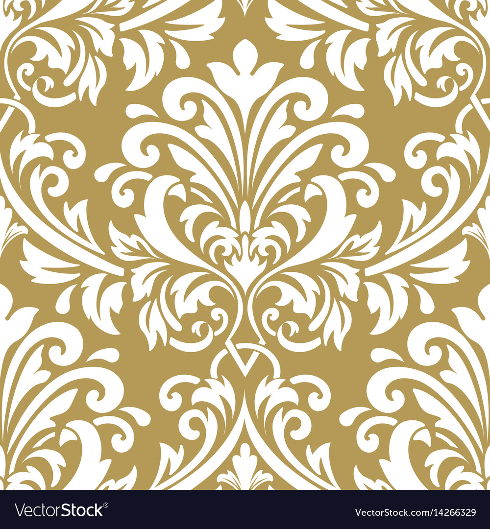 Damask seamless pattern element classical luxury