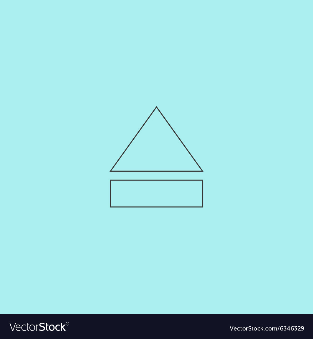 Eject or open player icon