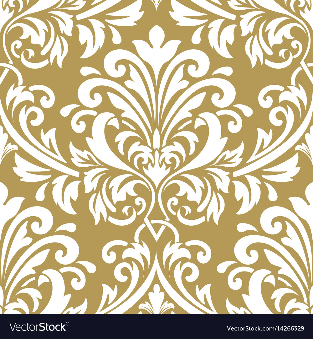 Elegant Damask Floral Pattern