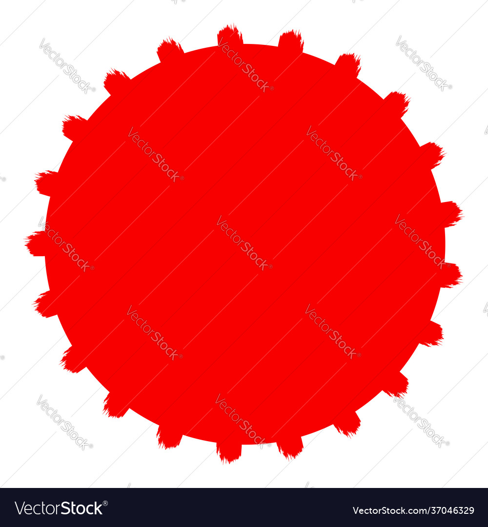 Grungy circle blob blotch