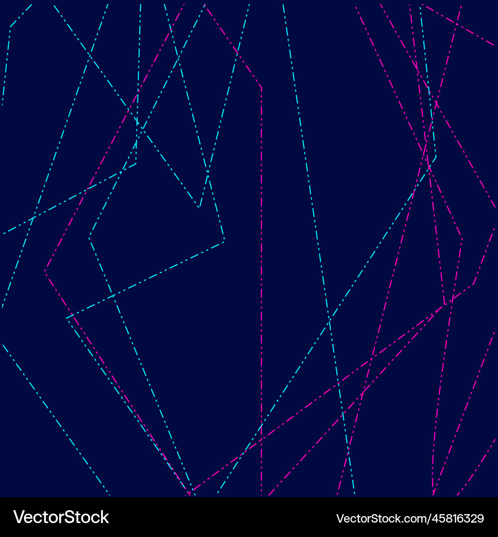 Neon glow technology line art colorful design Vector Image