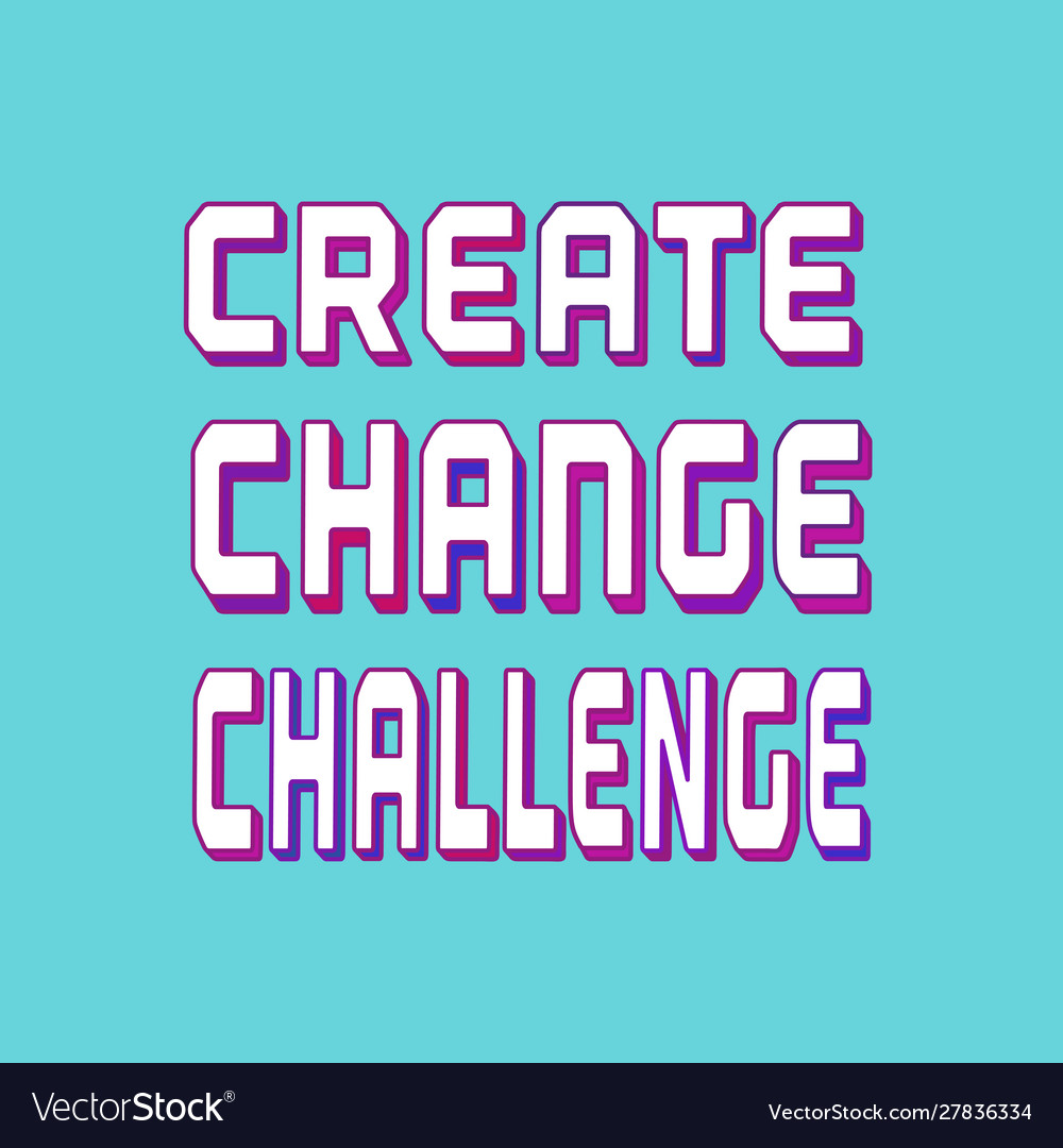 Challenge background concept vector image Challenge background concept