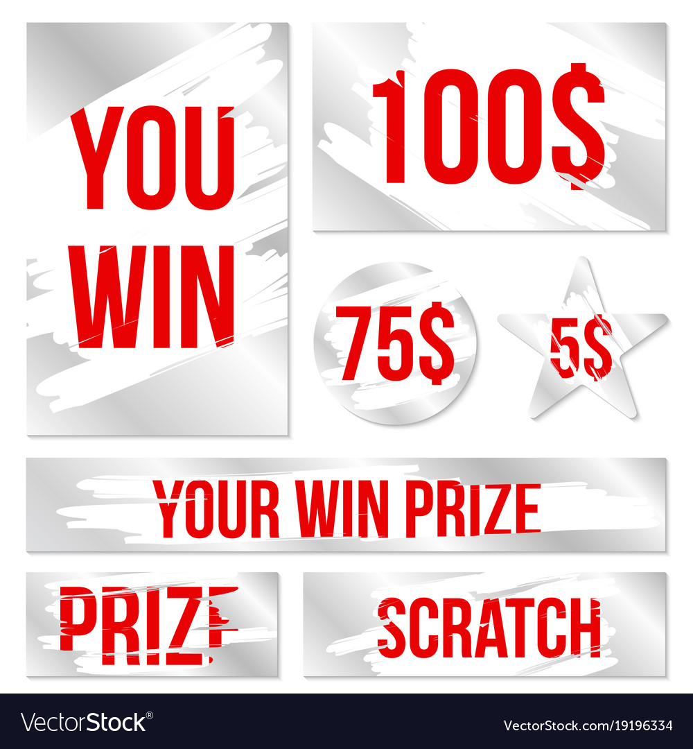Creative of lottery scratch