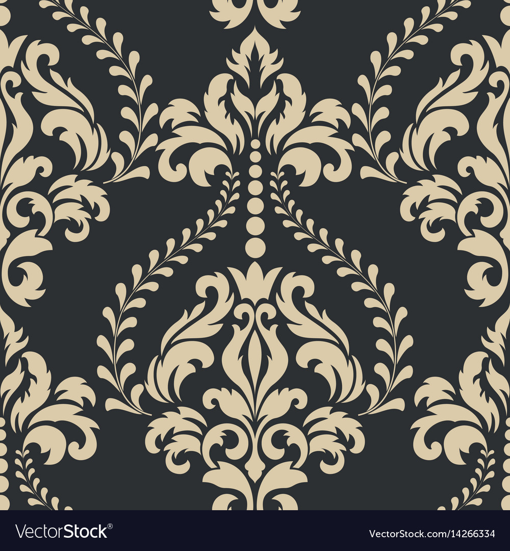 Elegant Damask Floral Pattern