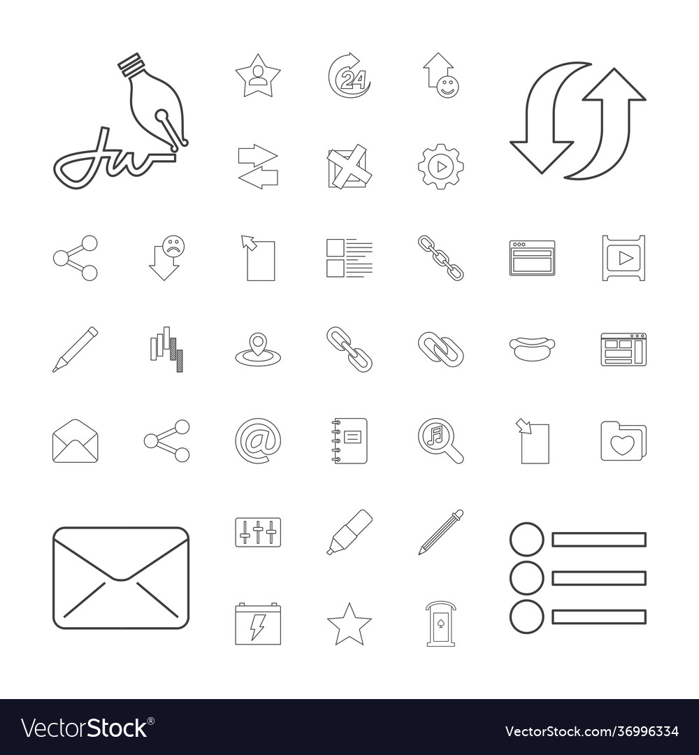 Interface Icons - Minimalist Set