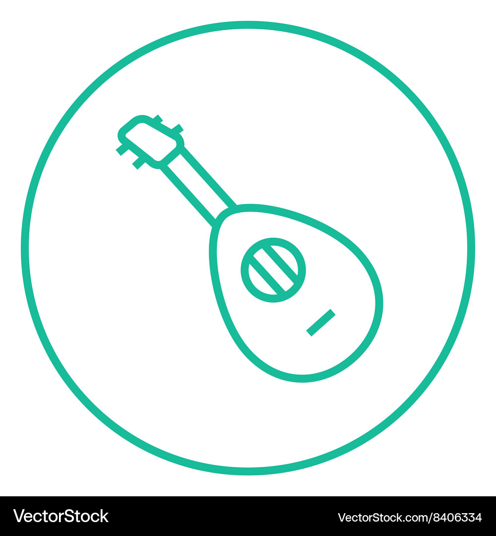 Mandolin line icon Royalty Free Vector Image - VectorStock