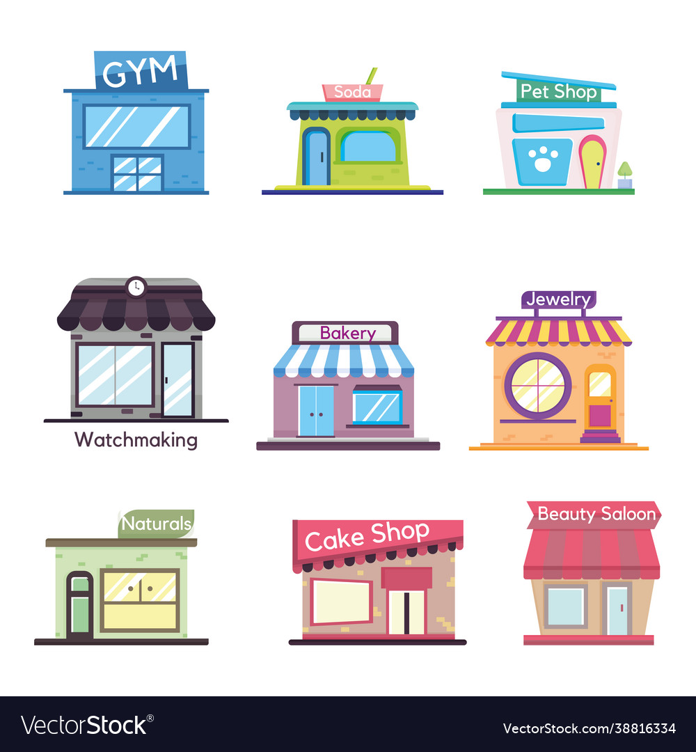 Set different flat store icons