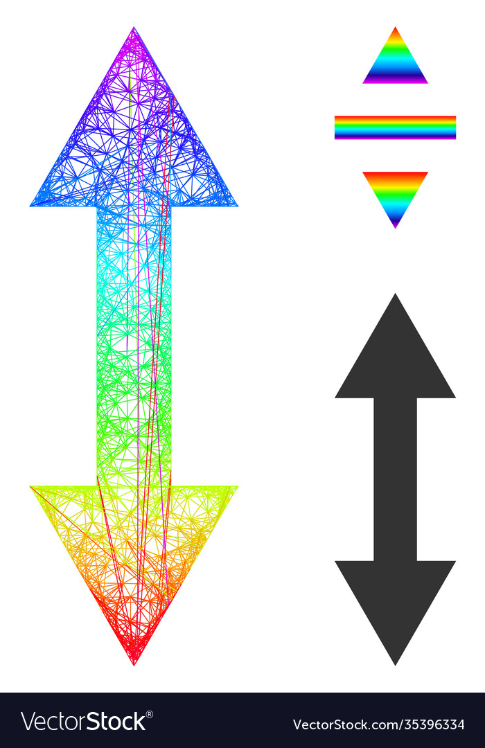 Spectrum network gradient vertical flip icon