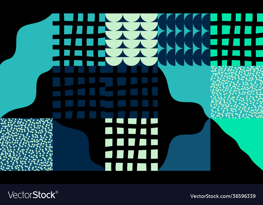 Abstract hand-drawn pattern design Vector Image Abstract hand-drawn pattern design
