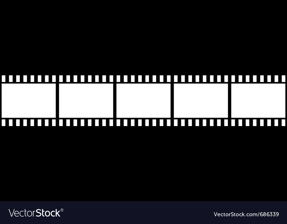 Film strip isolated