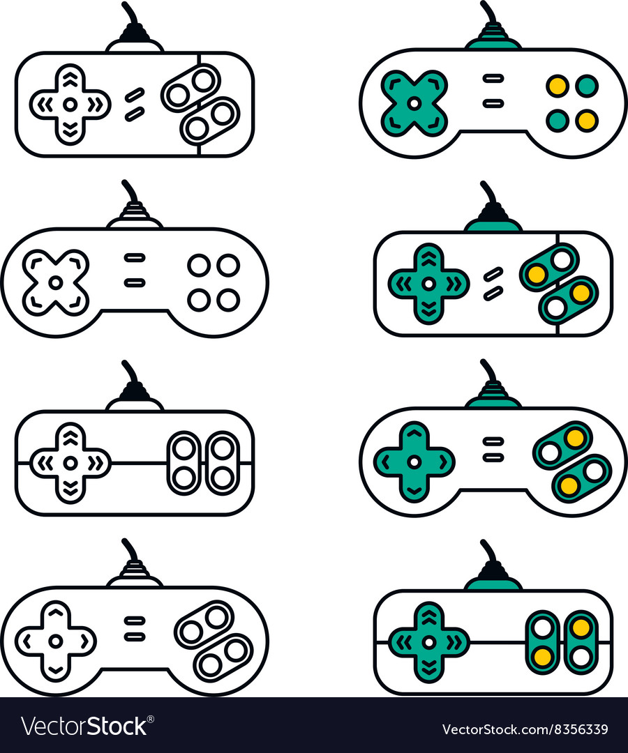 Joystick video game console
