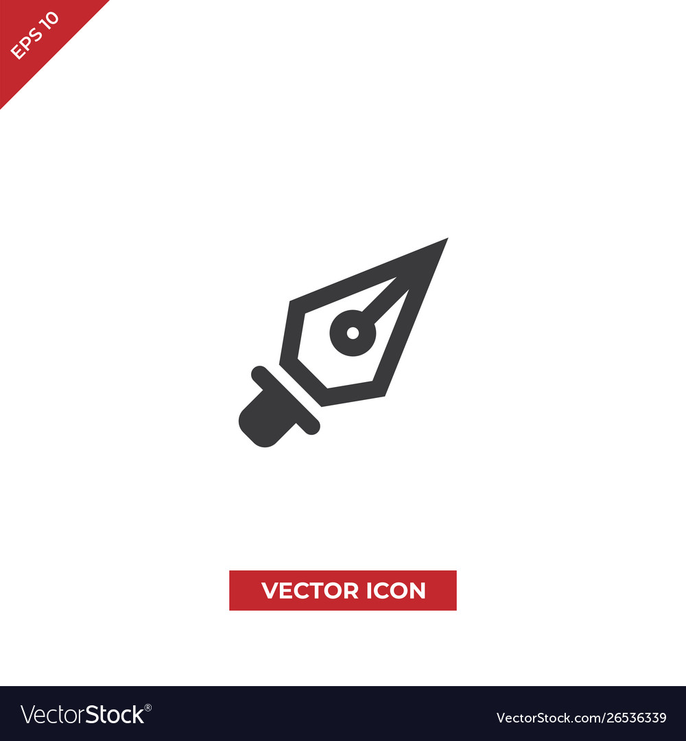 Nib icon Vector Image Nib icon