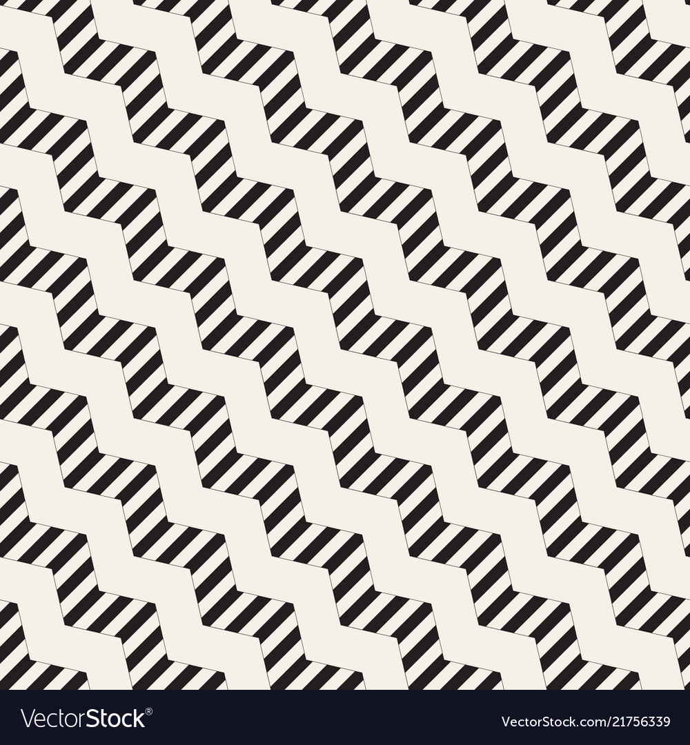 Zigzag Line Pattern - Abstract & Stylish